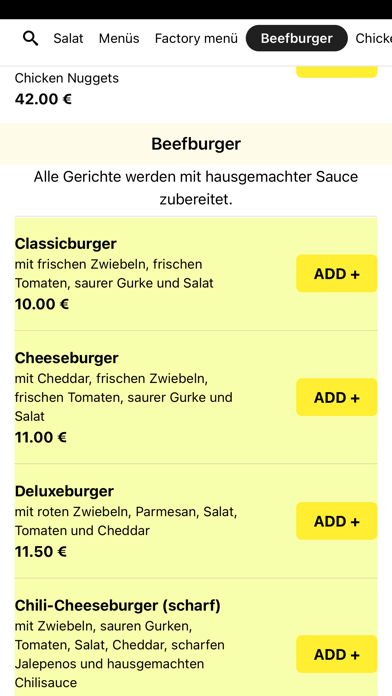 Burger und Pommes Factory Screenshot