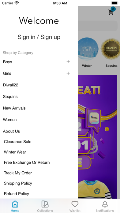 Ventra Kidswear Screenshot
