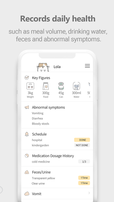 PetCareDiary - pet health care Screenshot