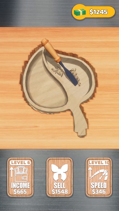 Wood Carving Clicker Screenshot