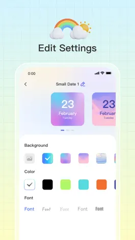 Game screenshot Cloud Widgets Wallpapers Shop apk