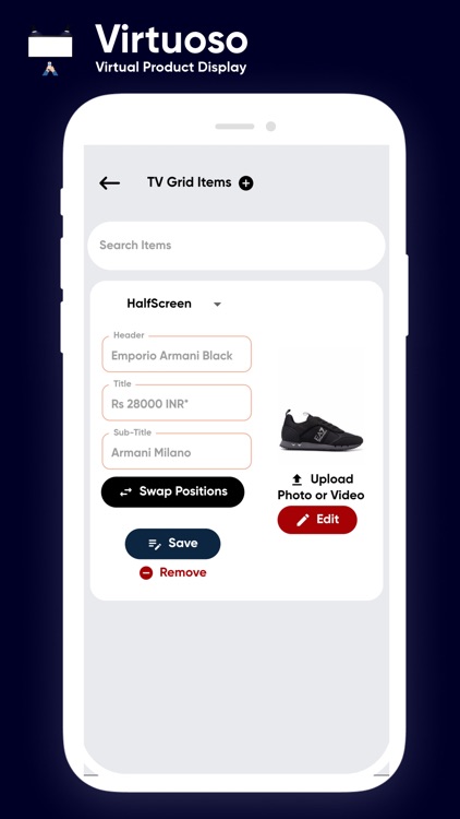 Virtuoso Product Display