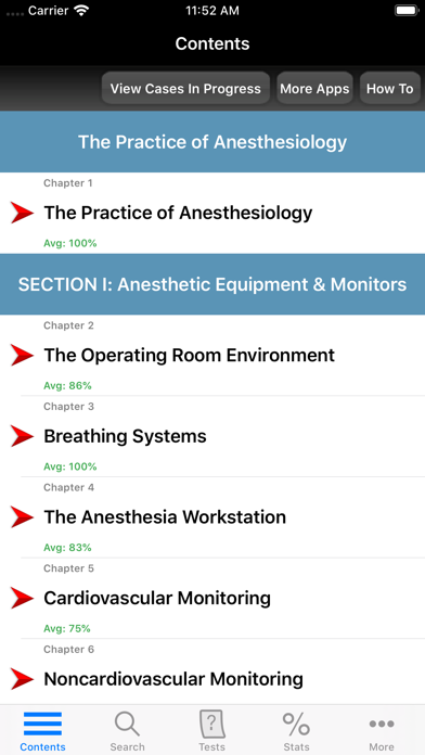 Clinical Anesthesiology Cases Screenshot