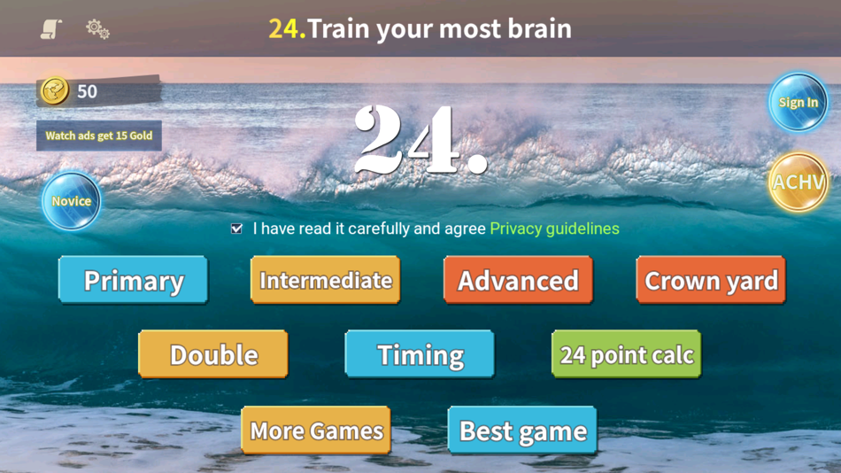 #5. Maths 24 point poker games (iOS) 由: 云飞 李