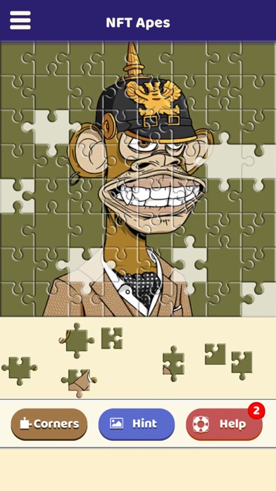 NFT Apes Puzzle Screenshot
