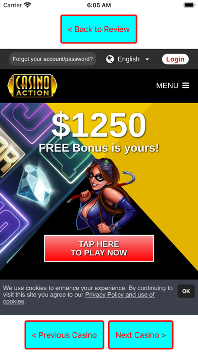 OCF - Online Casinos Finder Screenshot