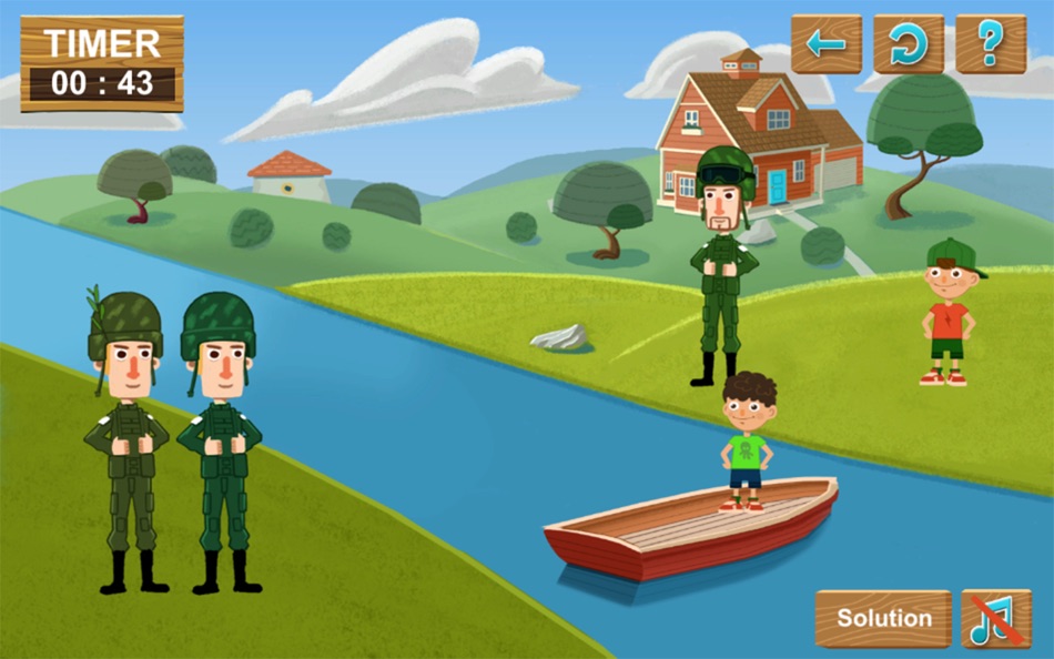 #2. The River Tests : IQ Puzzle (macOS) By: SolverLabs