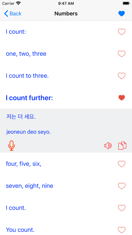 #4. Learn Korean Offline Travel (iOS) Podle: Duy Nguyen