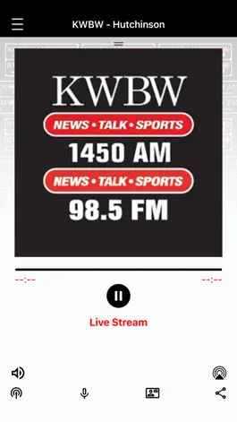 Game screenshot KWBW Radio,  Hutchinson, KS mod apk