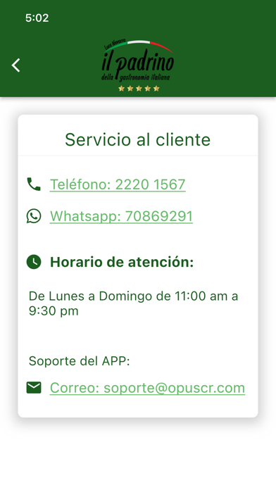Membresías il Padrino Screenshot