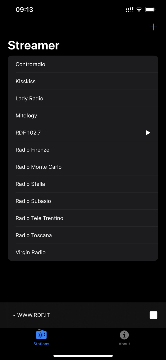 Streamer Simple Web Radio