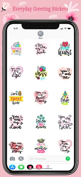 Game screenshot Everyday eGreetings Stickers apk