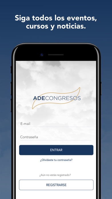 ADE Congresos Screenshot