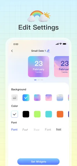 Game screenshot Cloud Widgets Wallpapers Shop apk