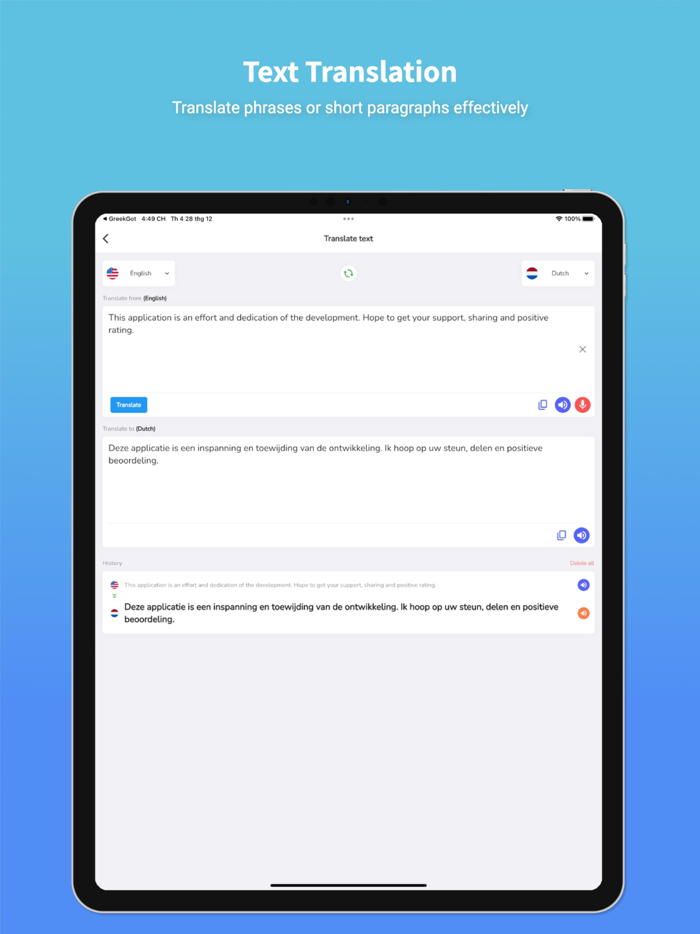 Dutch Translator and Learn 