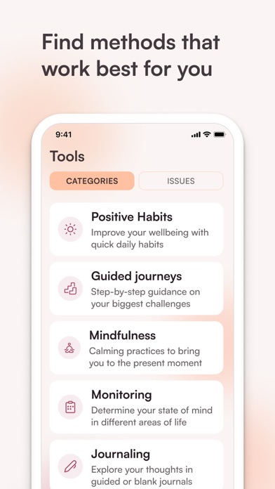 AIME Mental Health & Wellbeing Screenshot