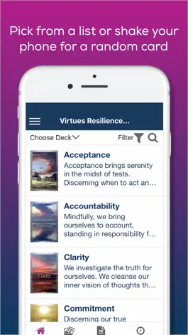Game screenshot Virtues Cards apk