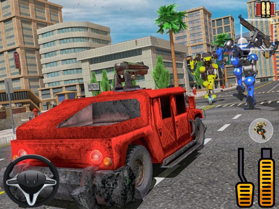 Screenshot #5 pour Hummer Auto Robot Combat Jeu