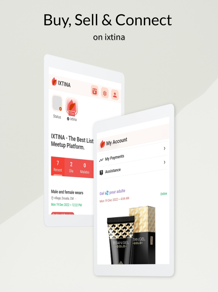 ixtina Buy, Sell  Connect.