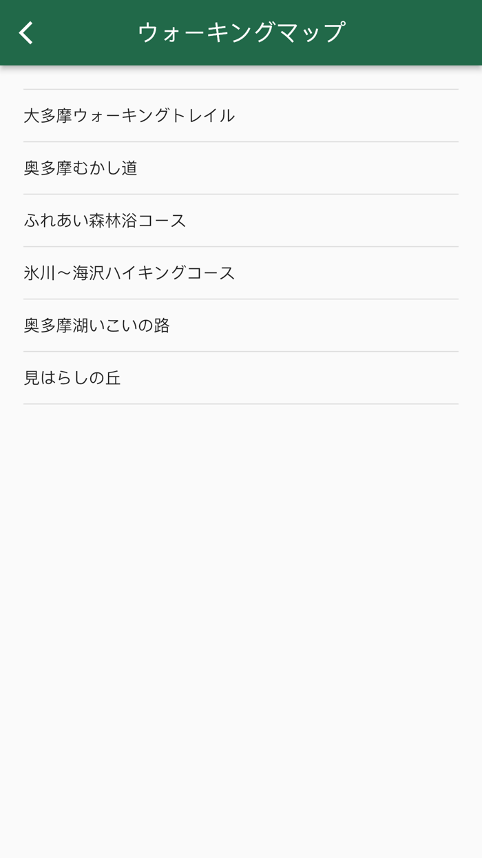 奥多摩ウォーキングマップ