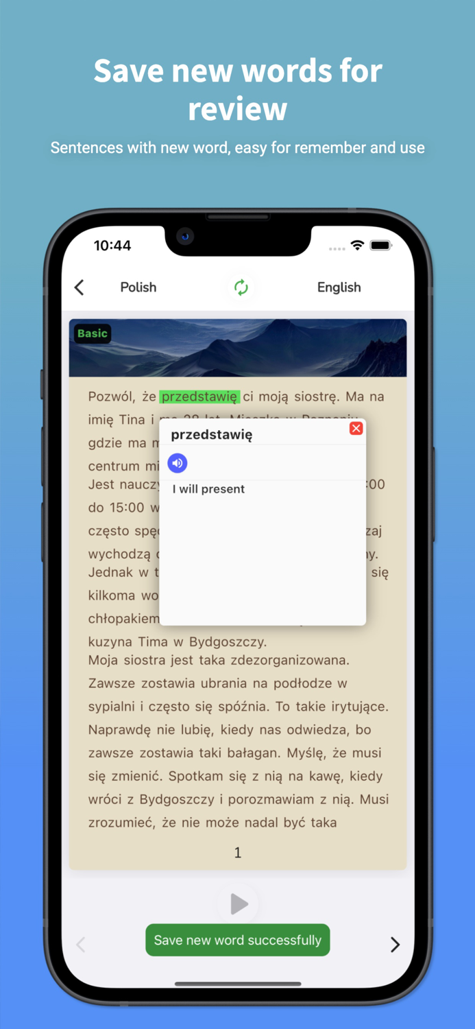 Polish Translator and Learn 