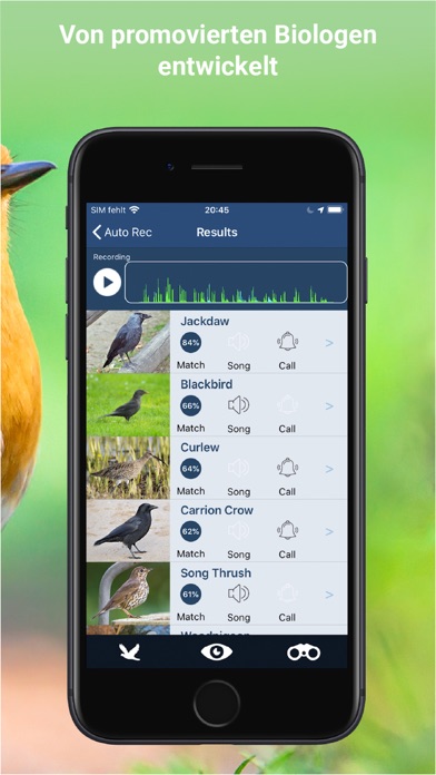 Vogelstimmen Id - Rufe,Gesängeのおすすめ画像3