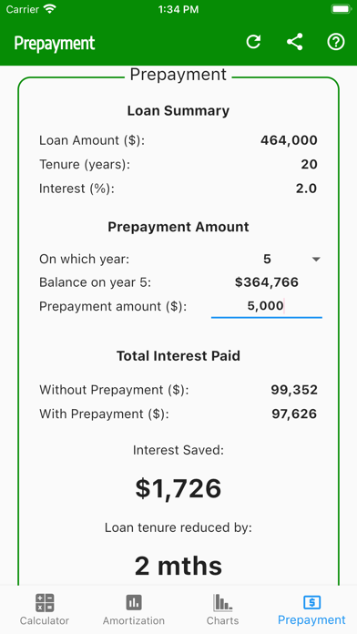 Simple Loan Calculator Pro Screenshot