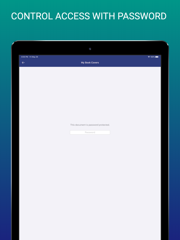 Secure Scanner iPad screenshot 7 - Business app