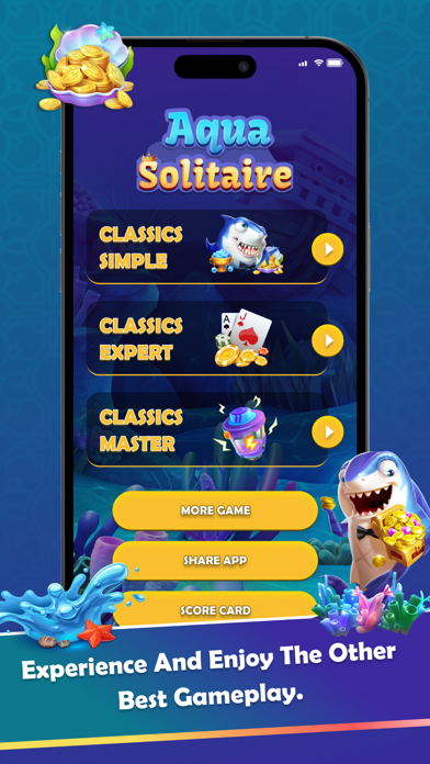 Aqua Solitaire Screenshot