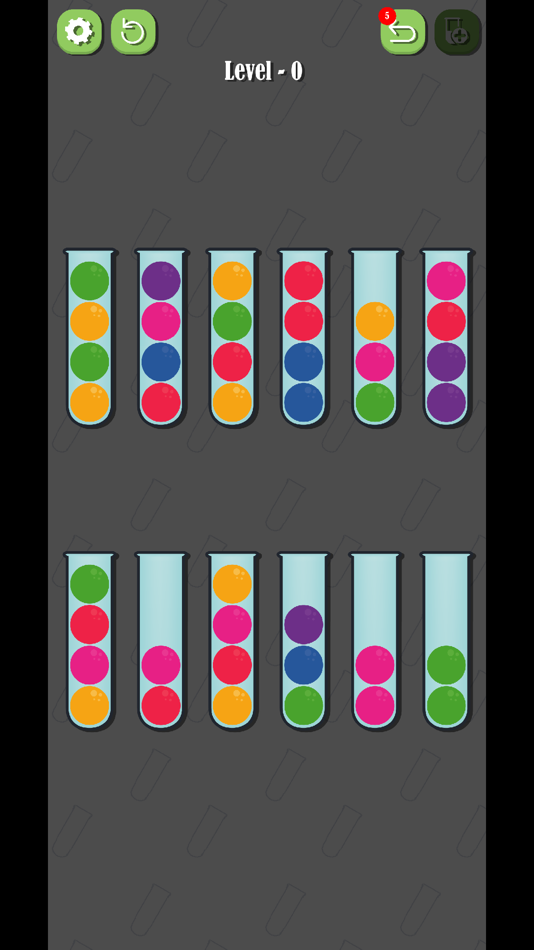 #1. Ball Sorting Puzzle (iOS) By: Shubham Kumar Bansod