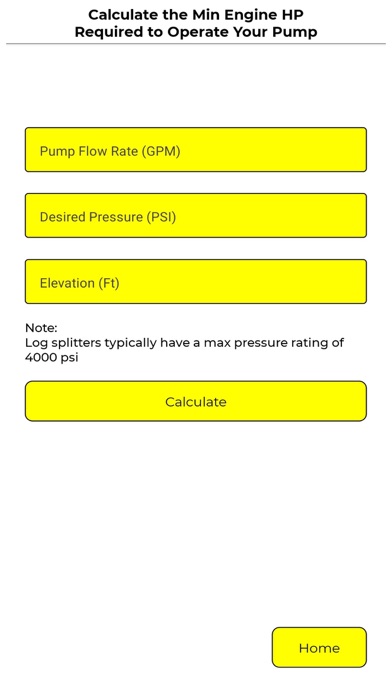 Log Splitter Calculator screenshot 4