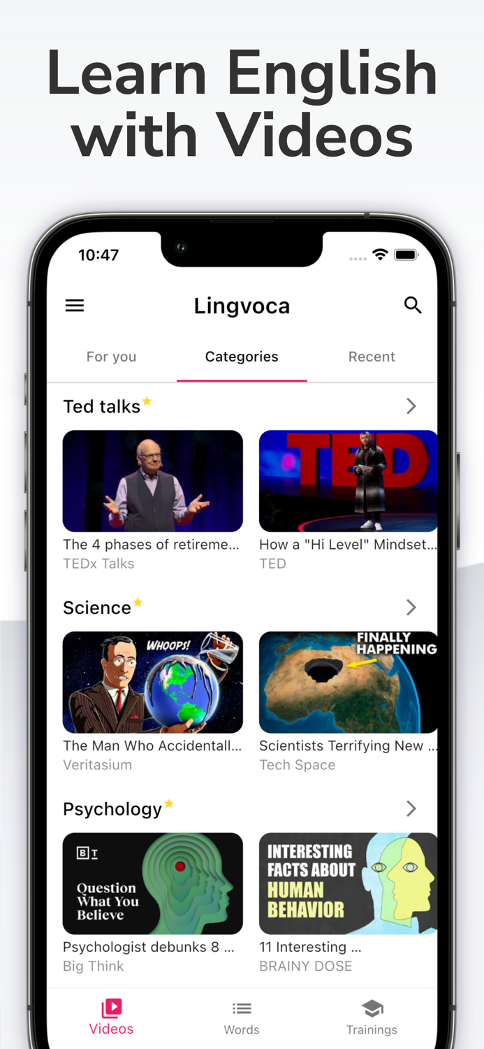 Lingvoca Learn English Videos