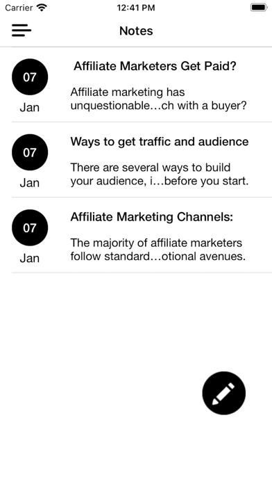 Affiliate Marketing Course Screenshot