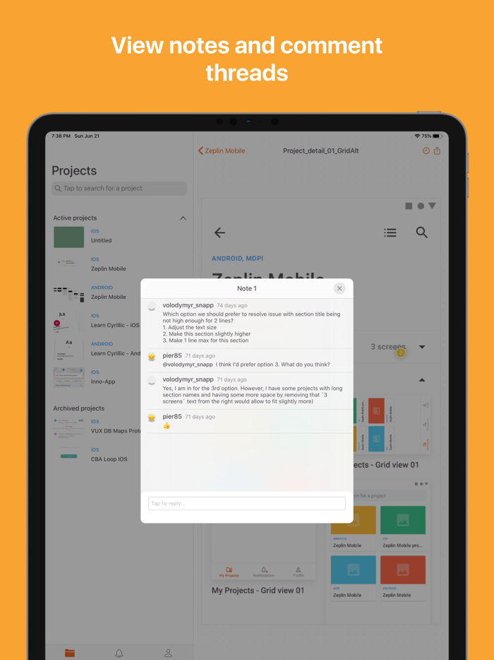 Zeplin Mobile by Snapp Mobile