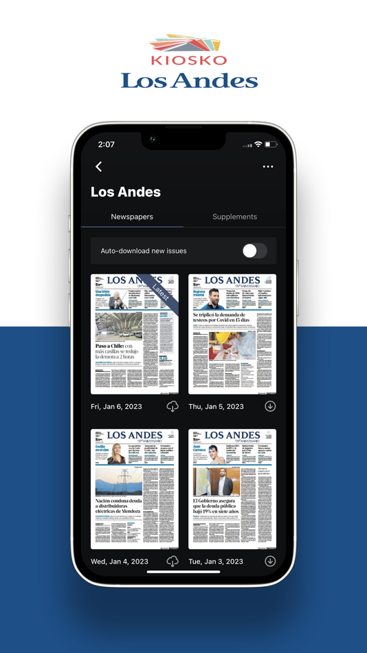 #1. Kiosko Los Andes (iOS) 게시자: PressReader Inc