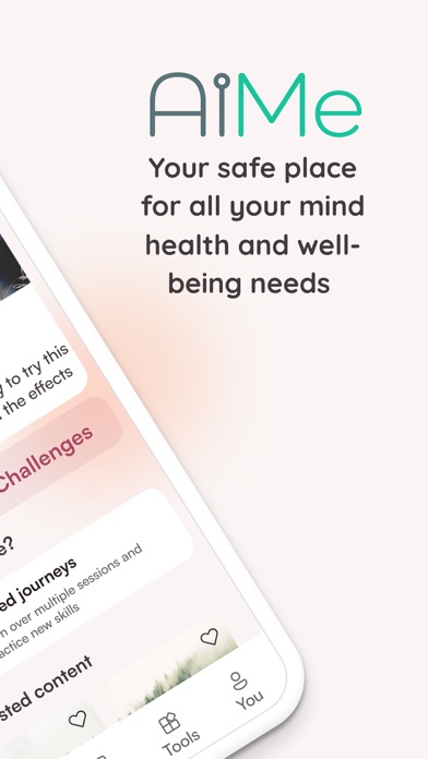 AIME Mental Health & Wellbeing Screenshot