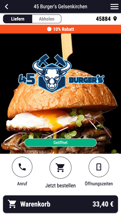 45 Burger’s Gelsenkirchen Screenshot