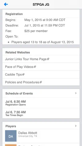 Game screenshot Southern Texas PGA Junior Golf hack