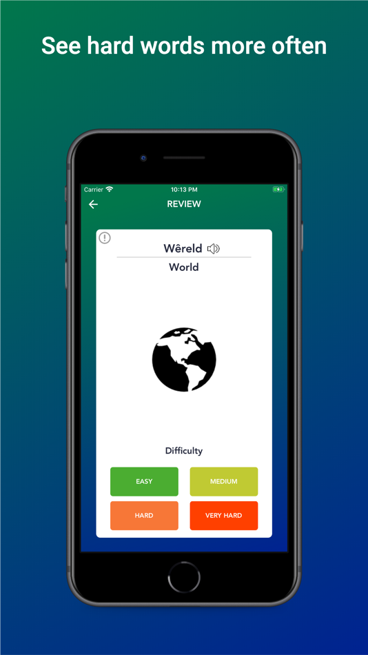 #6. Tobo: Learn Afrikaans Words (iOS) Podle: Utku Uysal