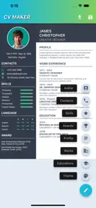 CV Profile Maker screenshot #2 for iPhone