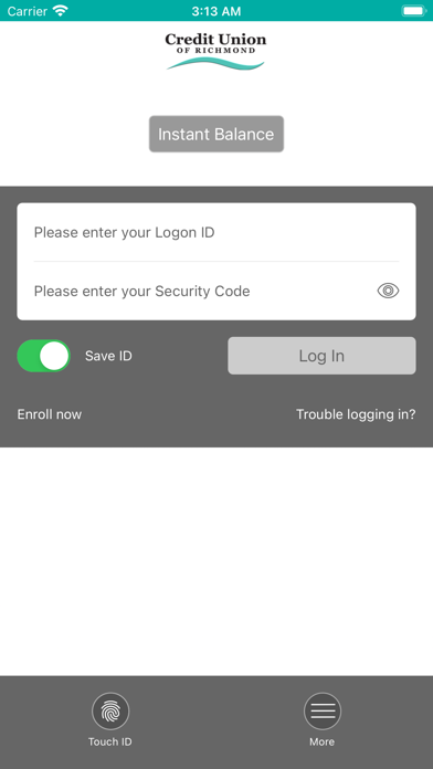 Credit Union of Richmond Screenshot