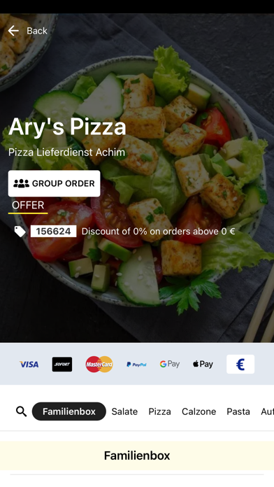 Ary's Pizza Screenshot
