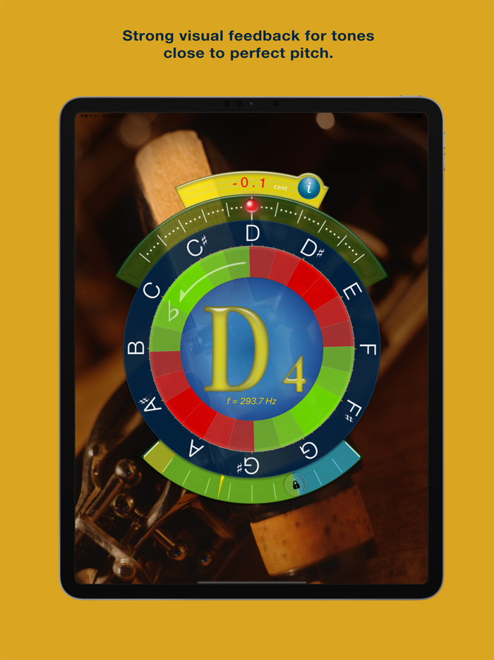 Concert Pitch Instrument Tuner