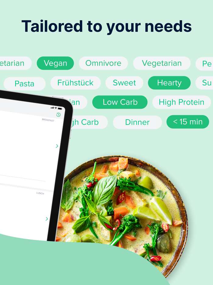feastr Meal Plan and Recipes