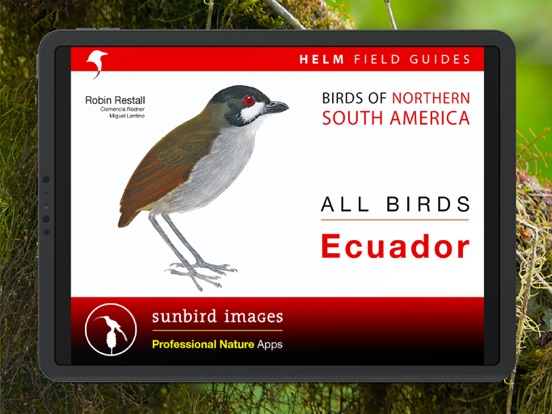 All Birds Ecuador field guide iPad app afbeelding 1