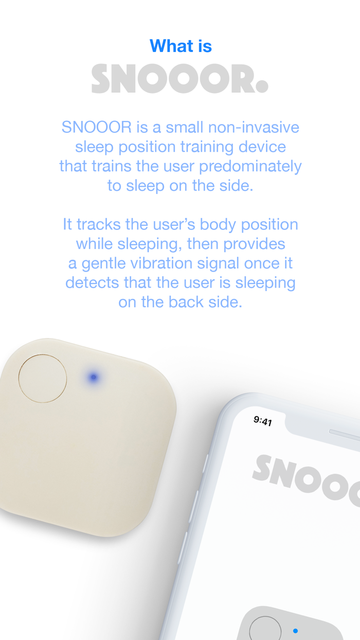 SNOOOR Sleep Position Device