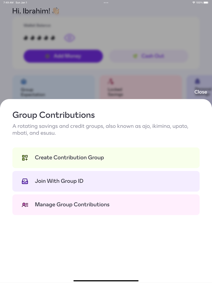AjoMoney Group Savings