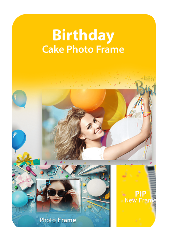 Screenshot #4 pour Birthday Cake Photo Frames