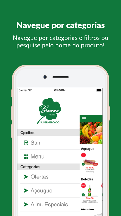 Gama Supermercado Screenshot