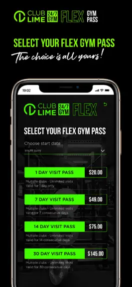 Game screenshot Club Lime Flex Gym Pass apk